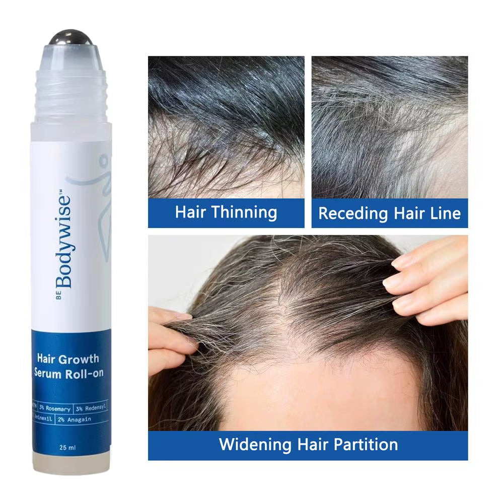 Rosegrow™ Hair Growth Serum – Deep Scalp Nourishment & Frizz Control for Stronger Hair Roots